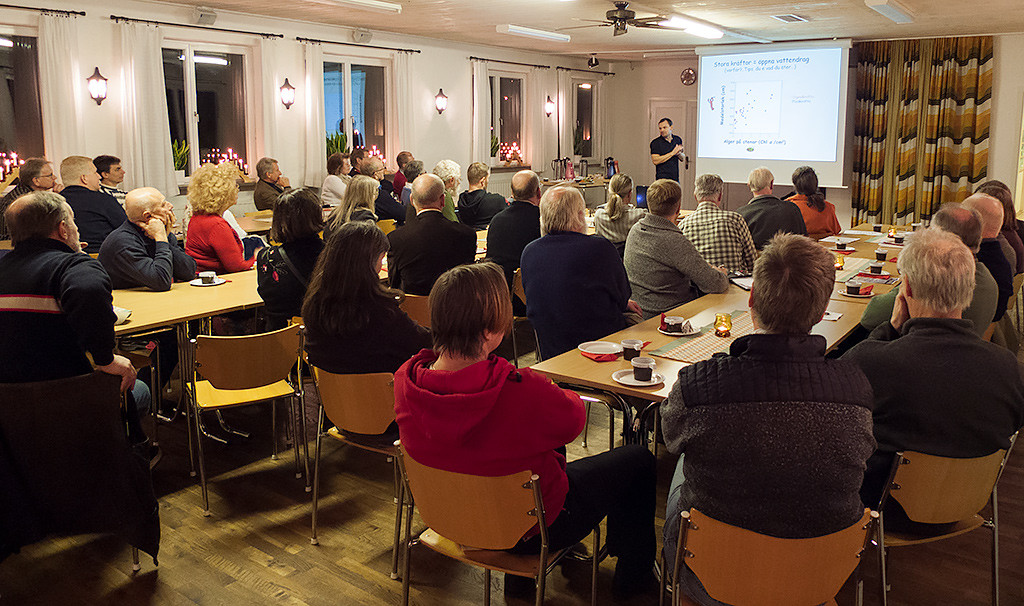Startmötet för Kvesarumsåns vattendragsgrupp. Foto: Richard Nilsson