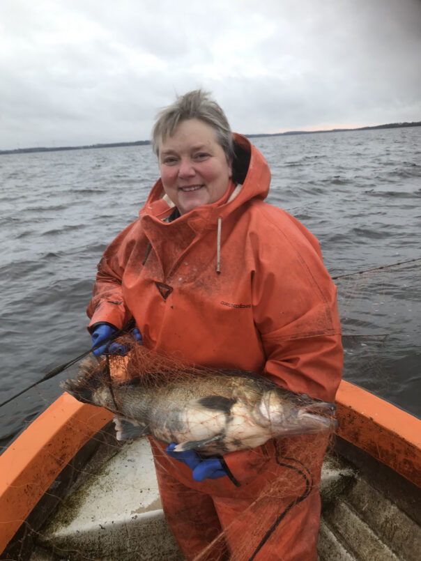 Carina Adolfsson med gös